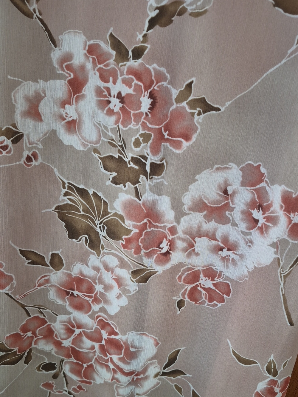 💐Gorgeous NWT Believe Beige Floral Design Formal Dress Sz 12 - Picture 2 of 8